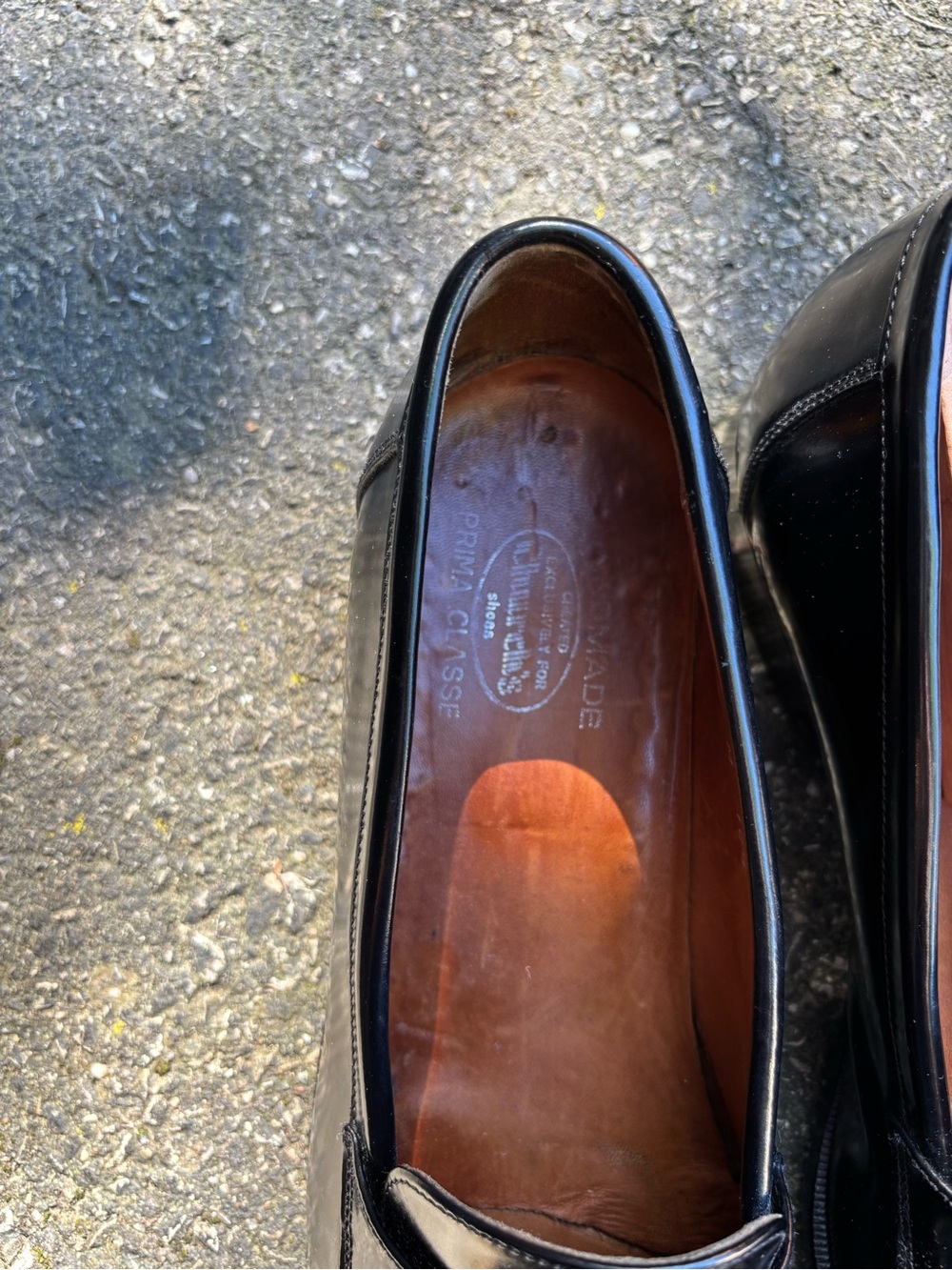 Church’s Black Leather Tassel Loafers - Classic Slip-On Men’s Dress Shoes - Picture 3 of 7